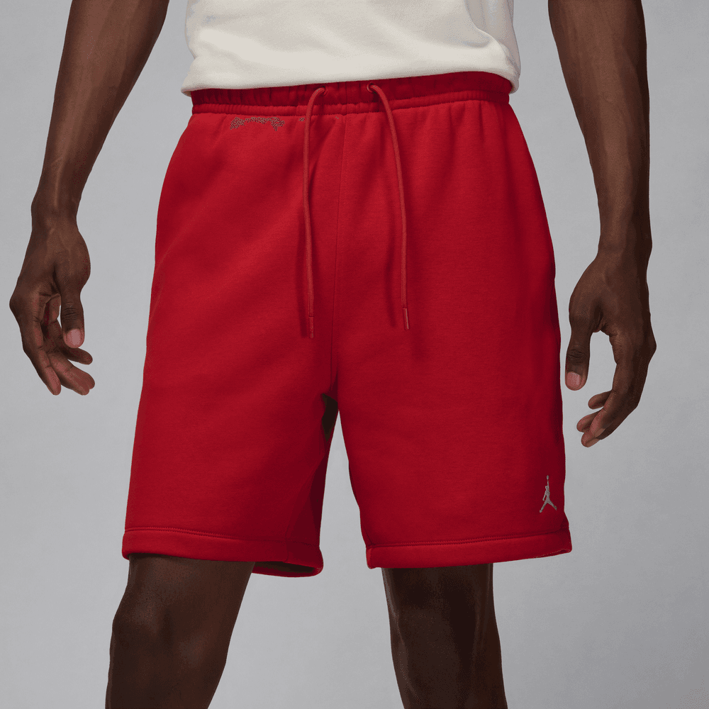 Jordan Brooklyn Fleece Men's Shorts 'Red/White'