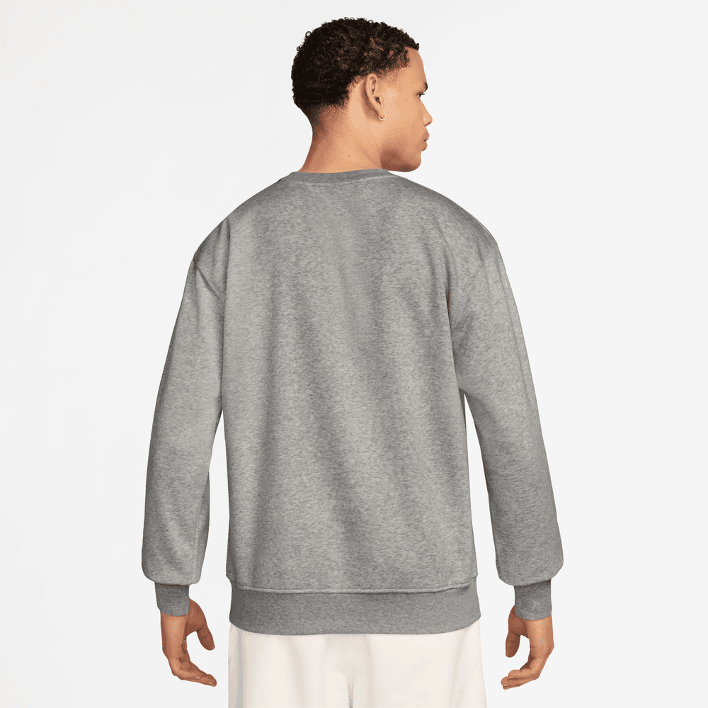 Jordan Brooklyn Fleece Men's Crew-Neck Sweatshirt 'Grey Heather'