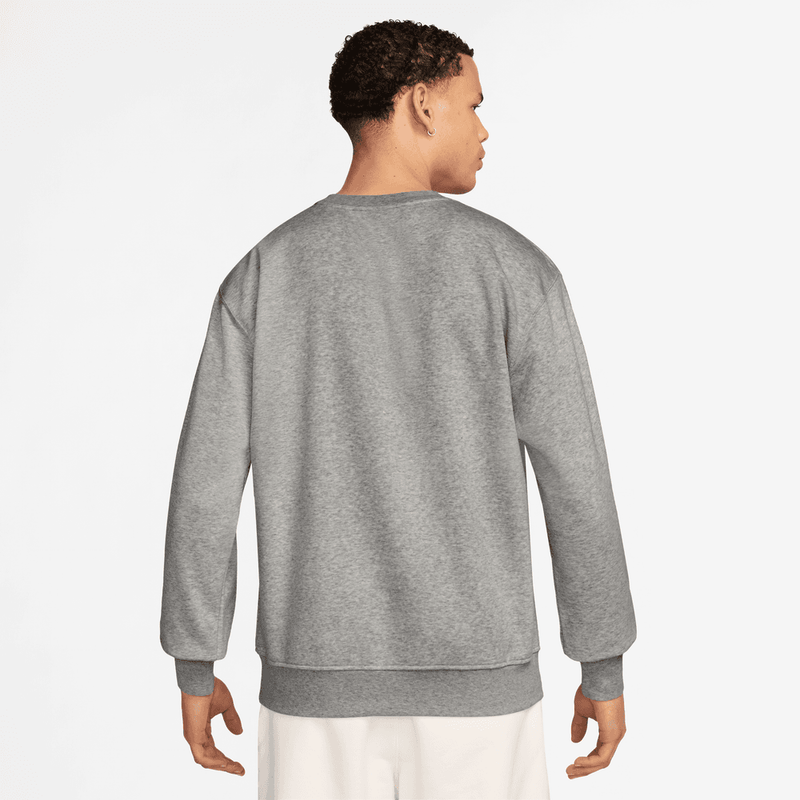 Jordan Brooklyn Fleece Men's Crew-Neck Sweatshirt 'Grey Heather'
