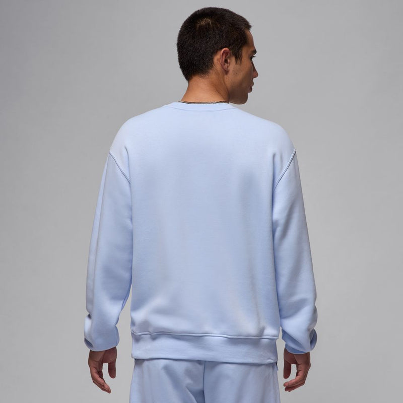 Jordan Brooklyn Fleece Men's Crew-Neck Sweatshirt 'Hydrogen Blue/White'