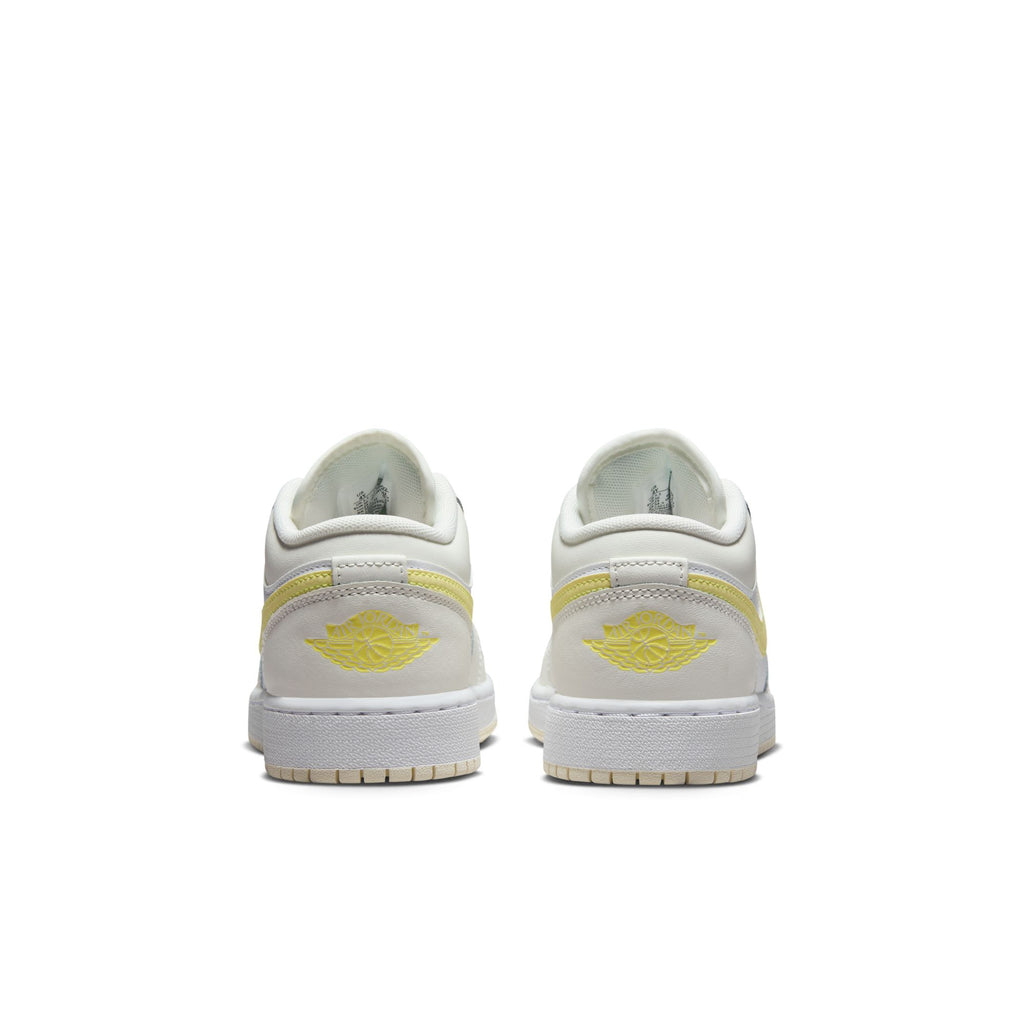 Air Jordan 1 Low Big Kids' Shoes (GS) 'Sail/Laser Orange/White'
