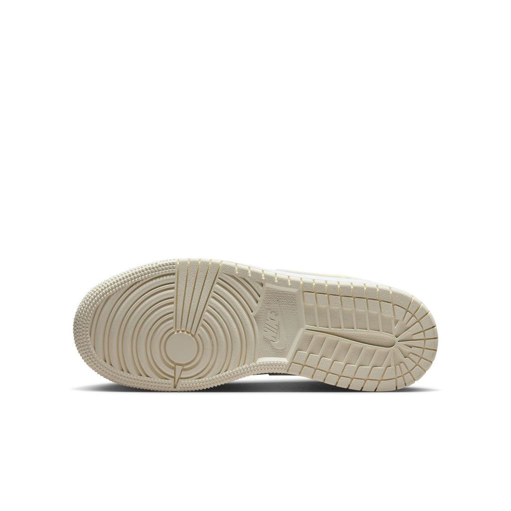Air Jordan 1 Low Big Kids' Shoes (GS) 'Sail/Laser Orange/White'