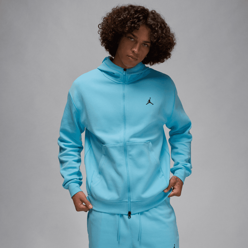 Jordan Sport Hoop Fleece Men's Dri-FIT Full-Zip Hoodie 'Blue Chill'