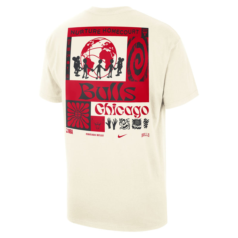 Chicago Bulls Men's Nike NBA Courtside T-Shirt 'Pure'
