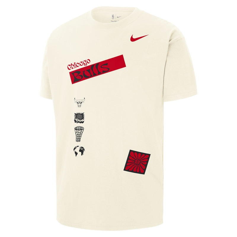 Chicago Bulls Men's Nike NBA Courtside T-Shirt 'Pure'