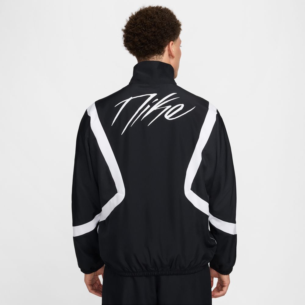 Nike Icon Men's Woven Basketball Jacket 'Black/White'