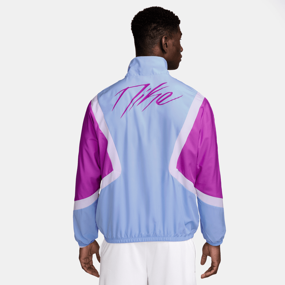 Nike Icon Men's Woven Basketball Jacket 'Aluminium/Purple'