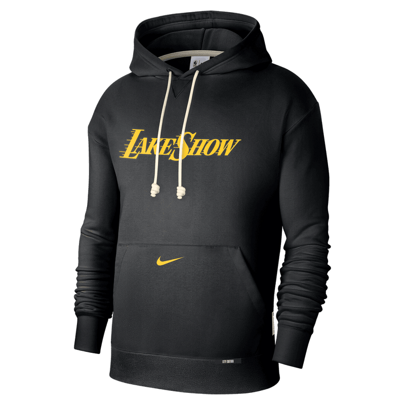 Los Angeles Lakers Standard Issue City Edition Men's Nike Dri-FIT NBA Courtside Hoodie 'Black'