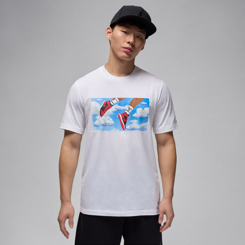 Jordan Flight Essentials Men's T-Shirt 'White/Black'