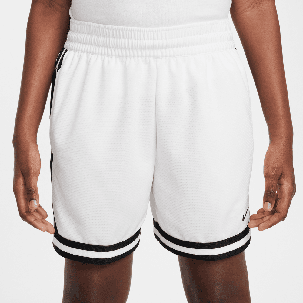 Nike DNA Big Kids' 5" Basketball Shorts 'White/Black'