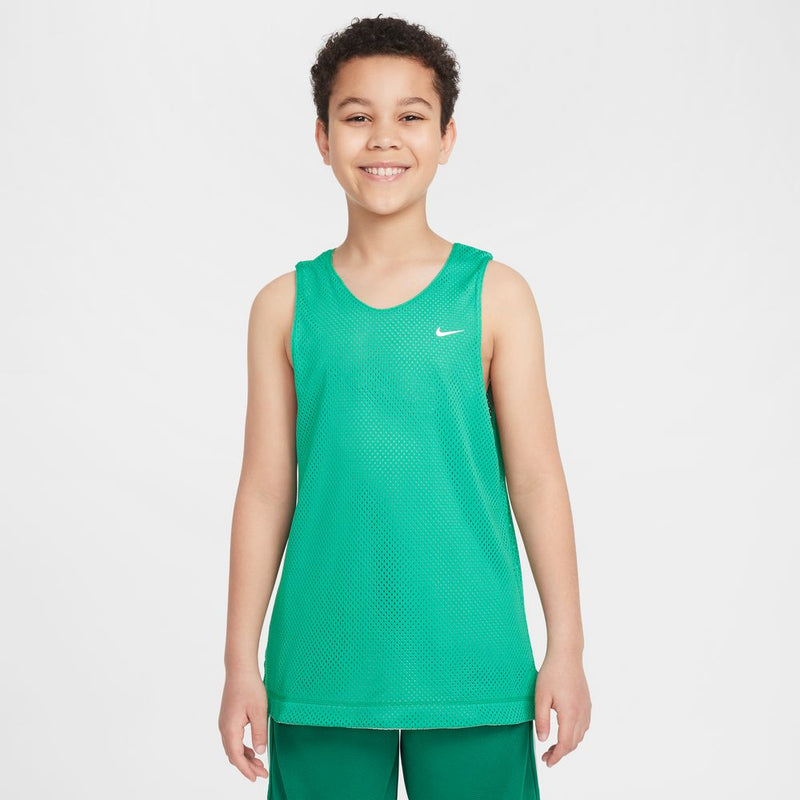 Nike Big Kids' Dri-FIT Reversible Jersey 'Green/Steam/White'