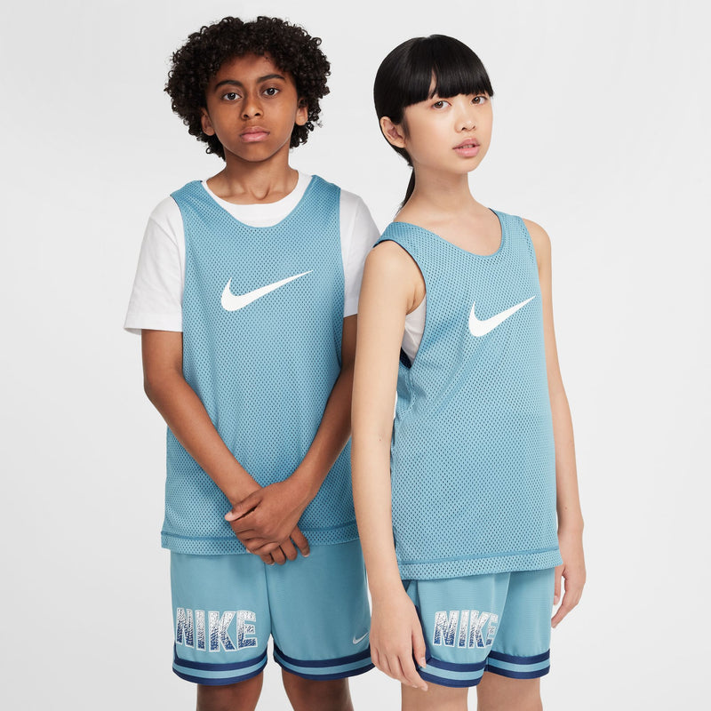 Nike Big Kids' Dri-FIT Reversible Jersey 'Navy/Turquoise/White'