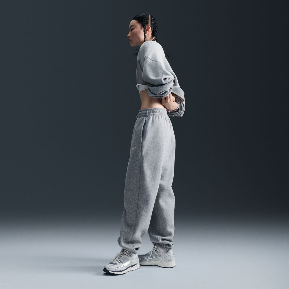 Nike Sportswear Phoenix Fleece Women's High-Waisted Oversized Sweatpants 'Grey Heather/Sail'