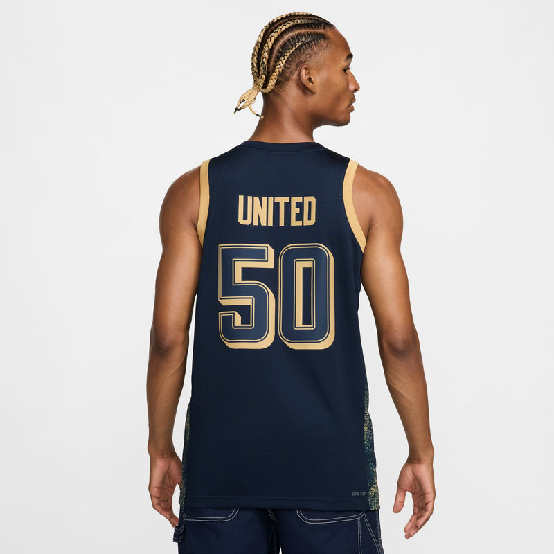 USAB Limited Men's Nike Basketball Replica Jersey 'Obsidian/Gold'