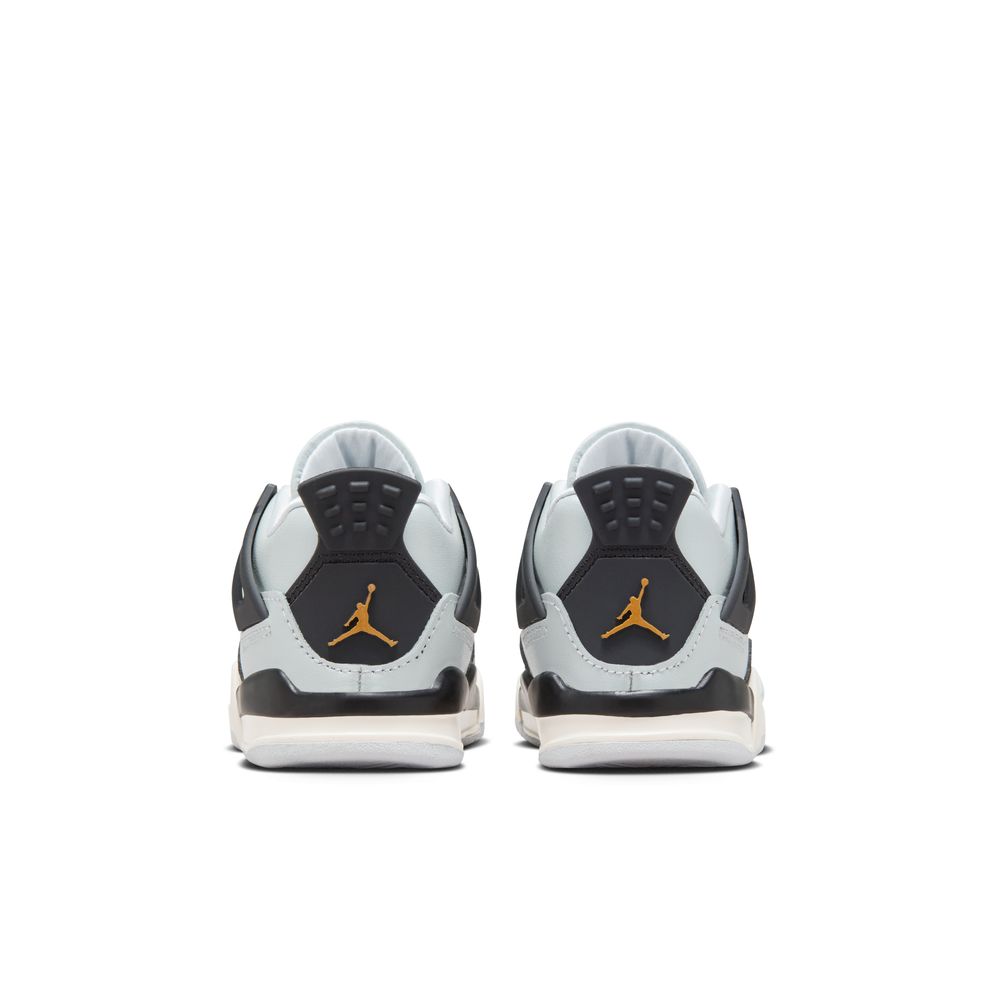 Jordan 4 Retro Baby/Toddler Shoes (TD) 'Pure Platinum/Gold/Black/Sail'