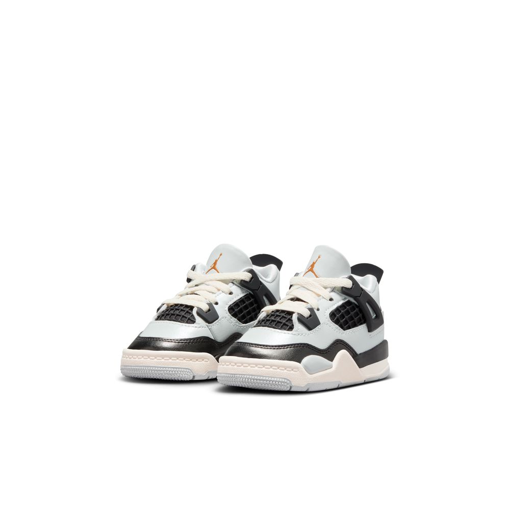 Jordan 4 Retro Baby/Toddler Shoes (TD) 'Pure Platinum/Gold/Black/Sail'