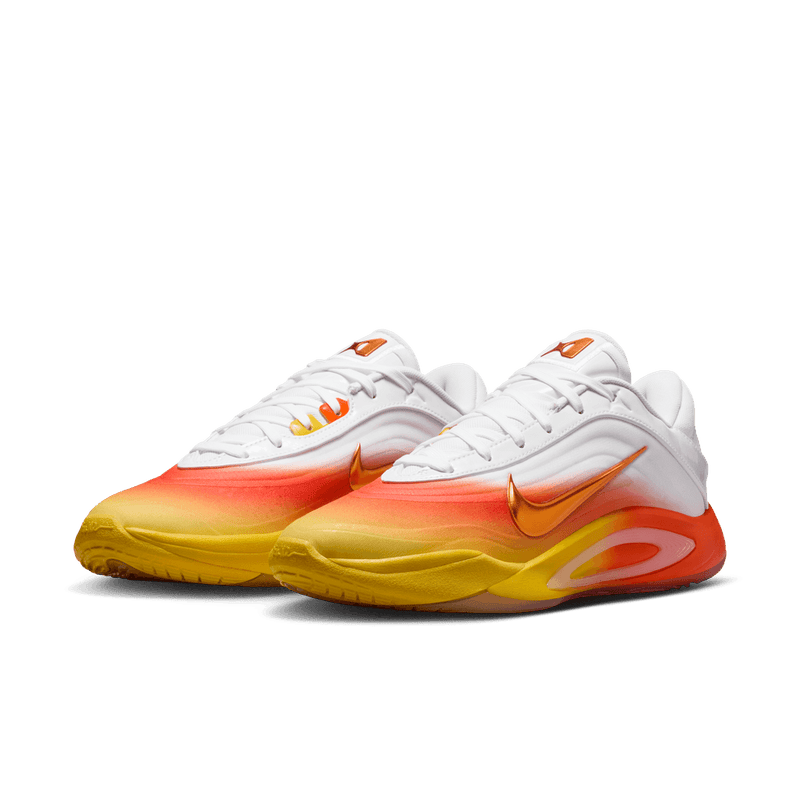 A'ja Wilson A'One "Candy Corn Queen" A'ja Wilson Basketball Shoes 'White/Orange'