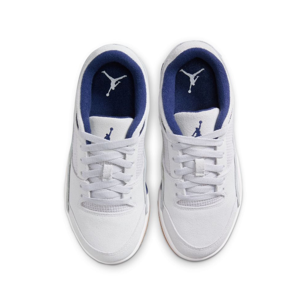 Jordan Flight Court Big Kids' Shoes (GS) 'Neutral Grey/Navy/White'