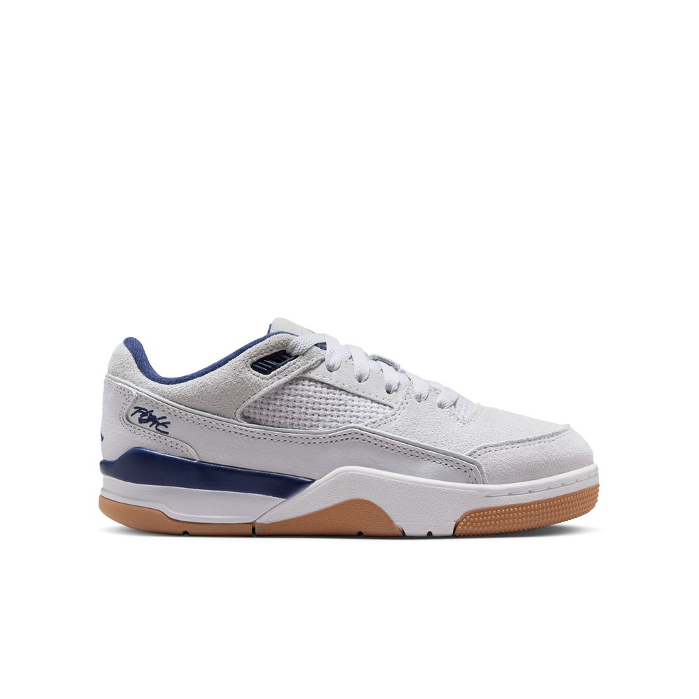 Jordan Flight Court Big Kids' Shoes (GS) 'Neutral Grey/Navy/White'