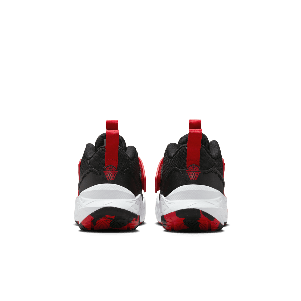 Nike Team Hustle D 12 Little Kids' Shoes (PS) 'Black/White/Red'