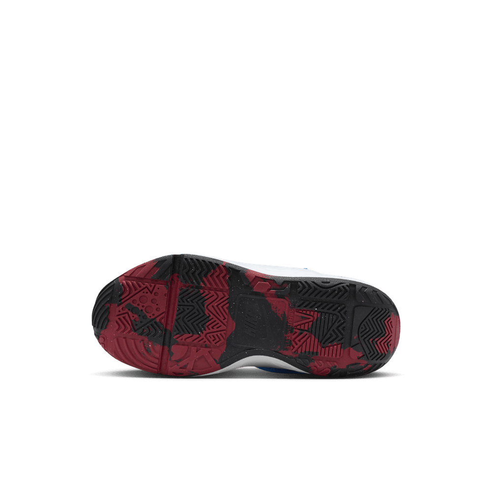 Nike Team Hustle D 12 Little Kids' Shoes (PS) 'White/Red/Blue'
