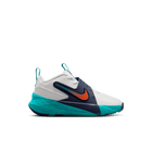 Nike Team Hustle D 12 Little Kids' Shoes 'White/Orange/Turquoise'