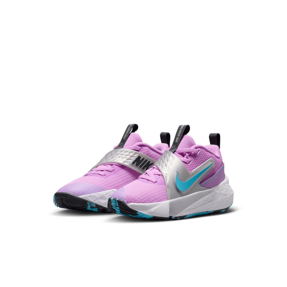 Nike Team Hustle D 12 (PS) Kids Basketball Shoes 'Fuchsia'