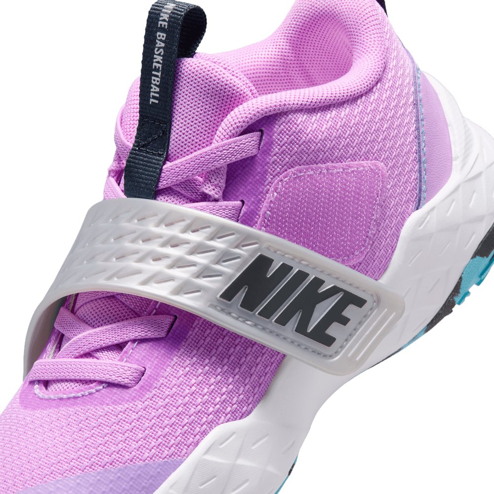 Nike Team Hustle D 12 (PS) Kids Basketball Shoes 'Fuchsia'