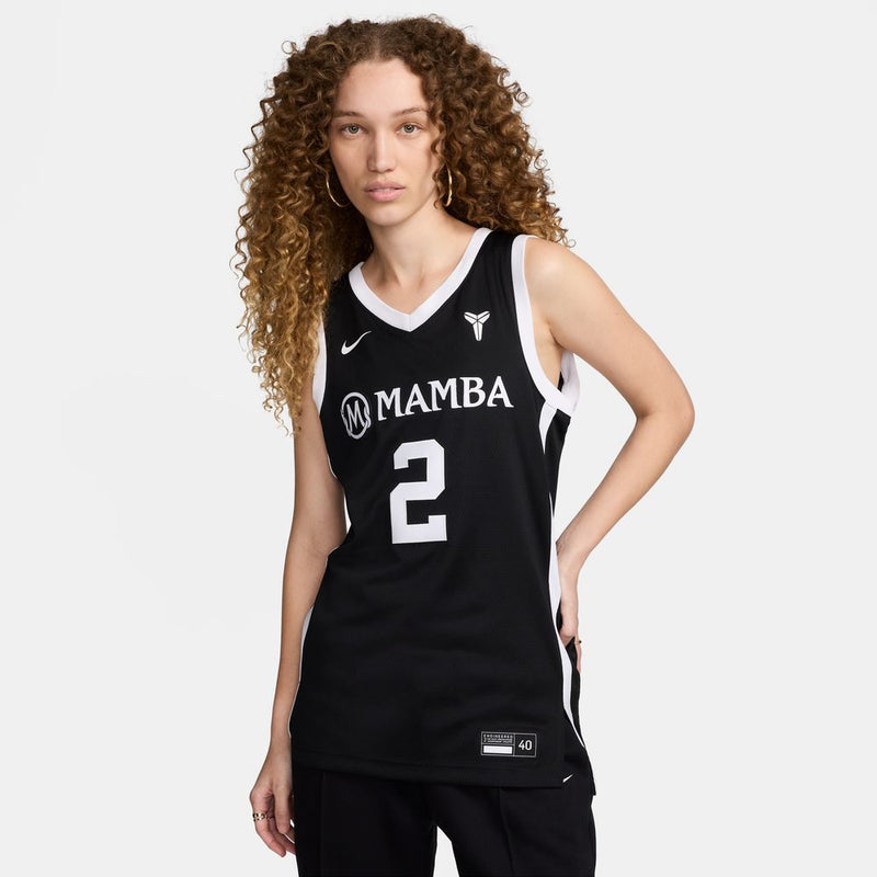 Kobe Bryant Gigi Bryant "Mambacita" Nike Basketball Jersey 'Black/White'