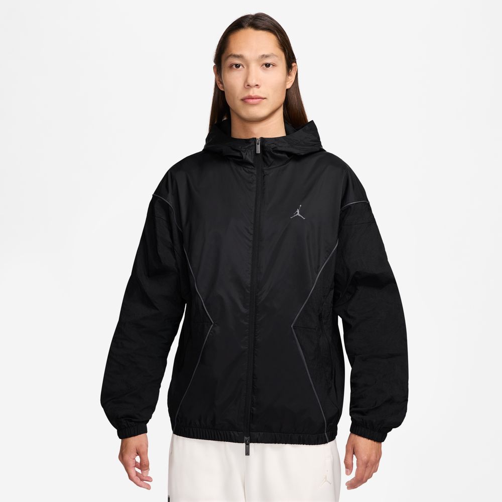 Jordan Brooklyn Men's Hooded Draft Jacket 'Black/Anthracite'