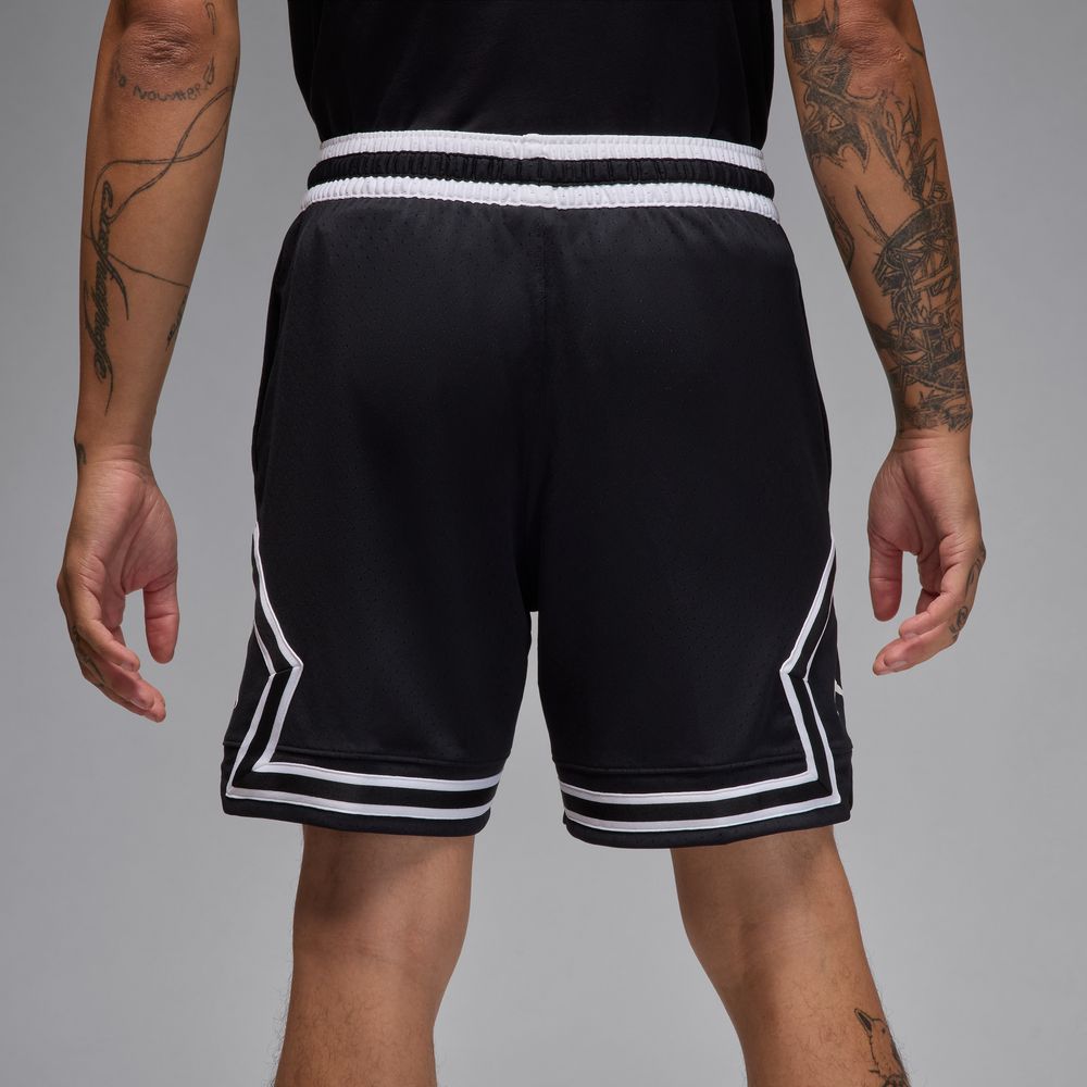 Jordan Sport Men's Dri-FIT Mesh Diamond Shorts 'Black/White'