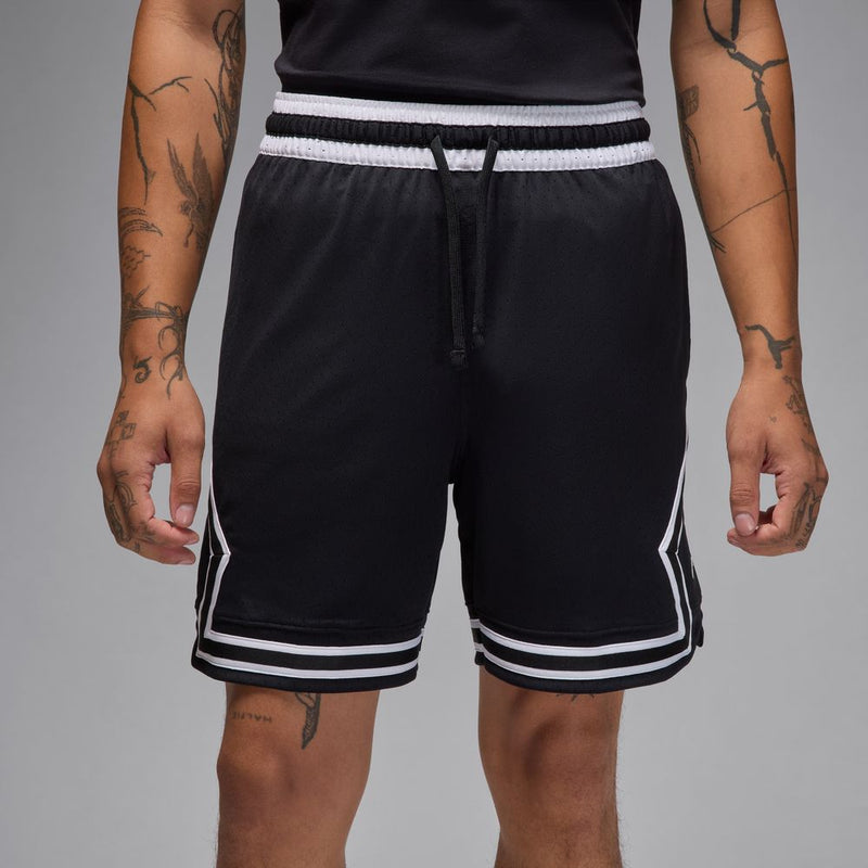 Jordan Sport Men's Dri-FIT Mesh Diamond Shorts 'Black/White'