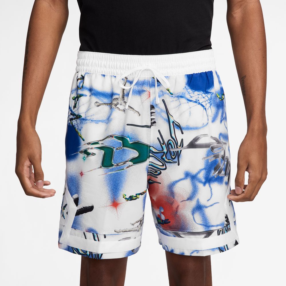 Jordan Sport Men's Dri-FIT Woven Diamond Shorts 'White/Black'