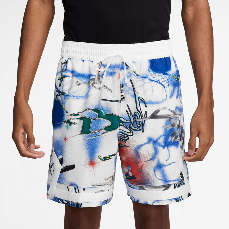 Jordan Sport Men's Dri-FIT Woven Diamond Shorts 'White/Black'