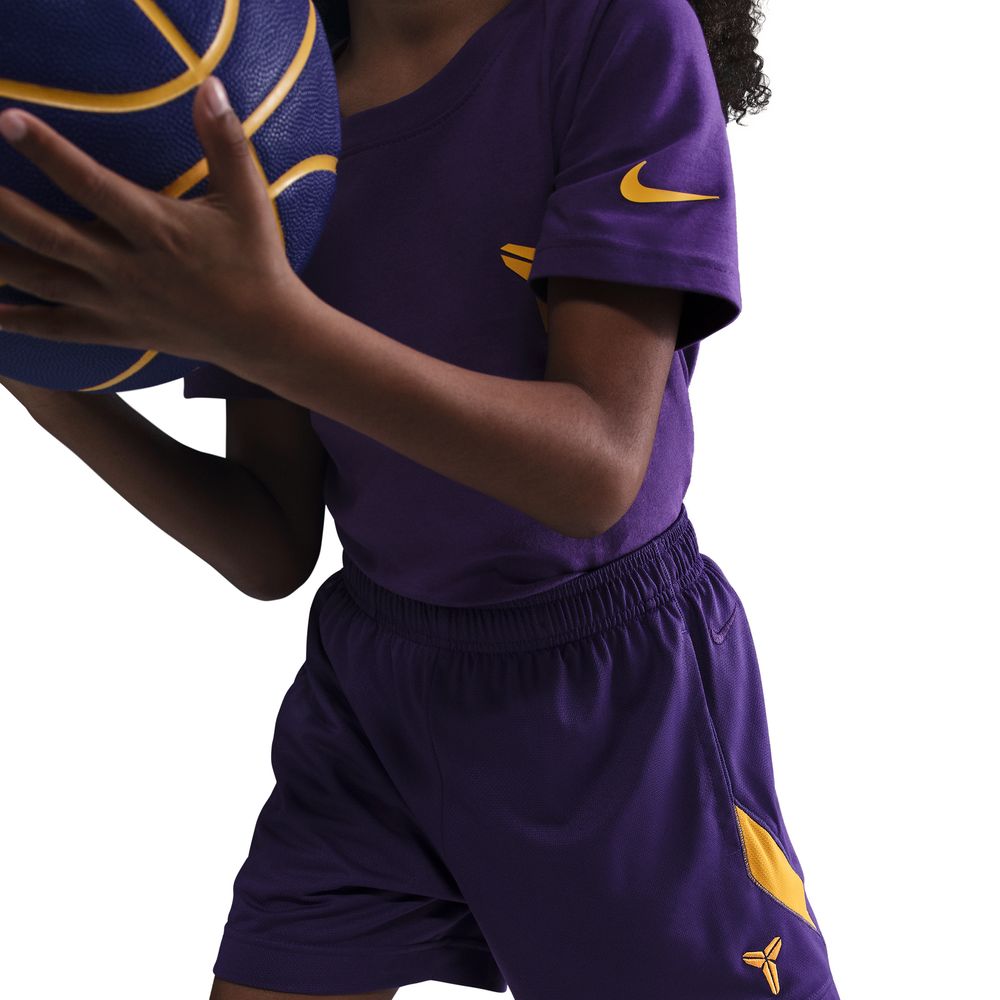 Kobe Bryant Kobe Big Kids' Dri-FIT Shorts 'Purple/Gold'