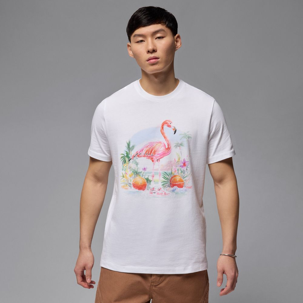 Jordan Flight Essentials Men's T-Shirt 'White/Black'