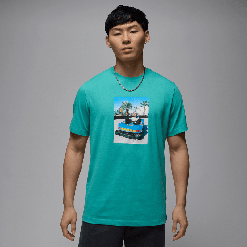 Jordan Brand Men's Photo T-Shirt 'Washed Teal / Black'