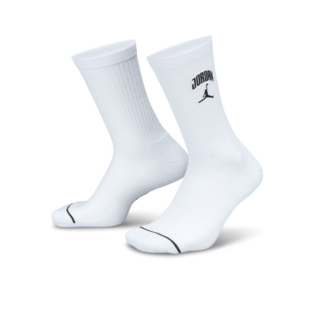 Jordan Everyday Crew Socks (1 Pair) 'White/Black'