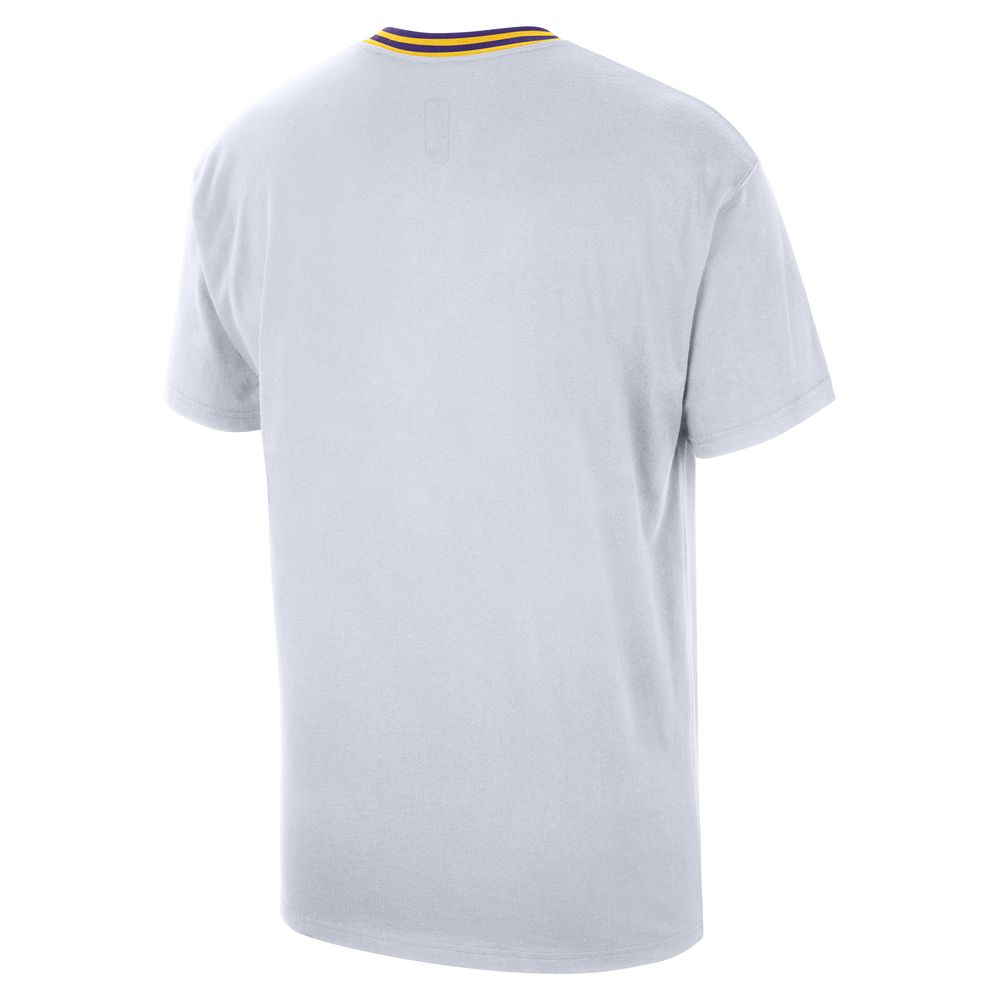 Los Angeles Lakers Courtside City Edition Premium Men's Nike NBA Max90 T-Shirt 'White'