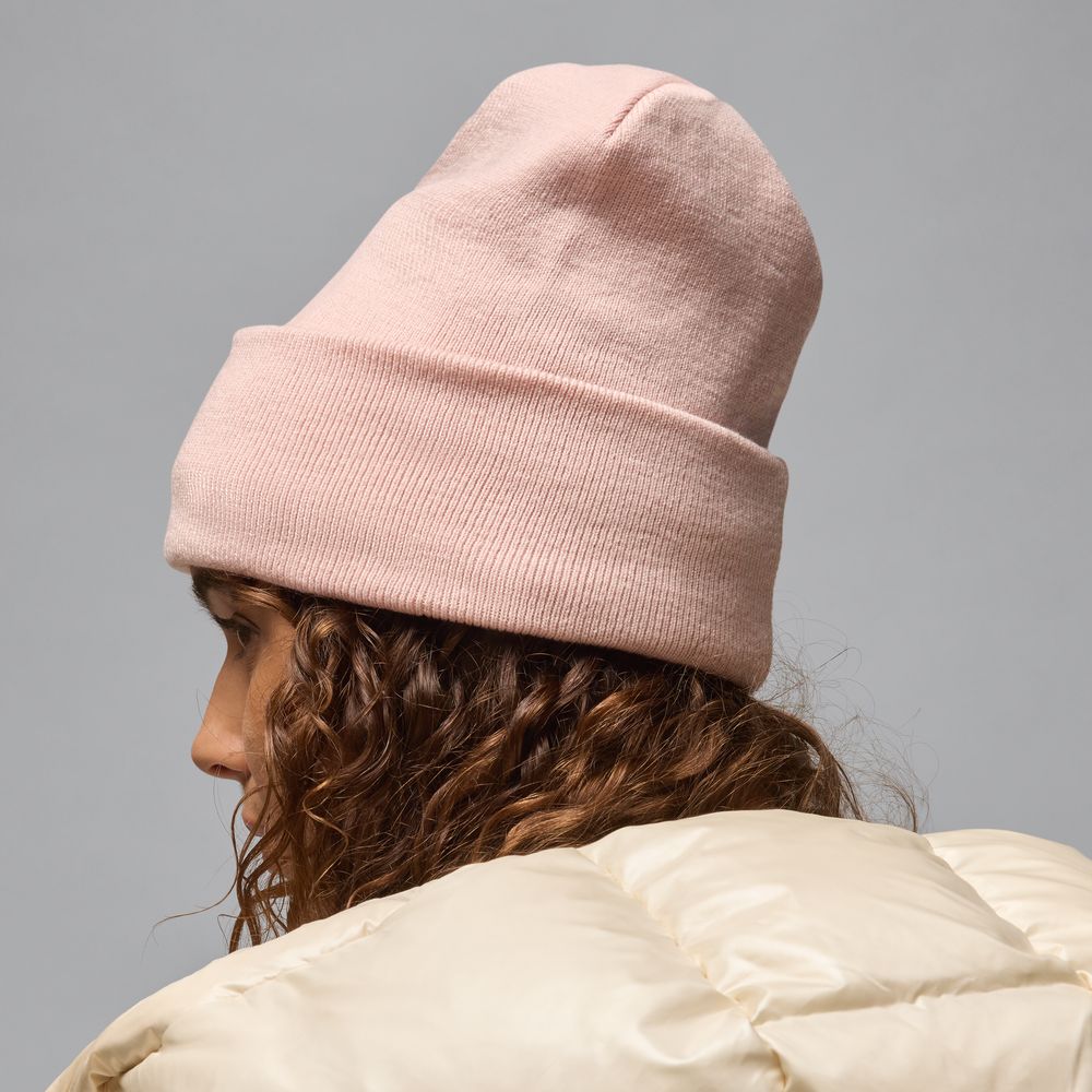 Jordan Peak Satin Lined Beanie 'Pink/White'