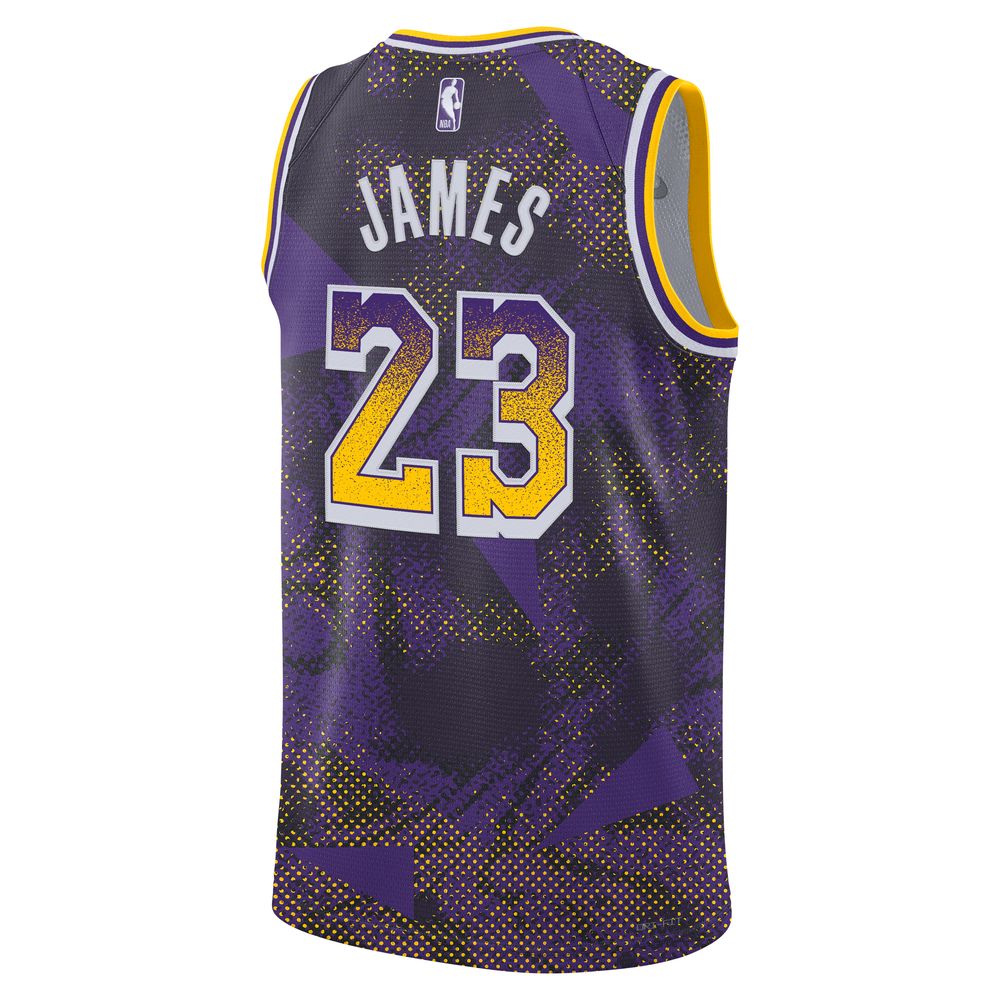 LeBron James Los Angeles Lakers 2025/26 Select Series Men's Nike Dri-FIT NBA Swingman Jersey 'Purple/White'