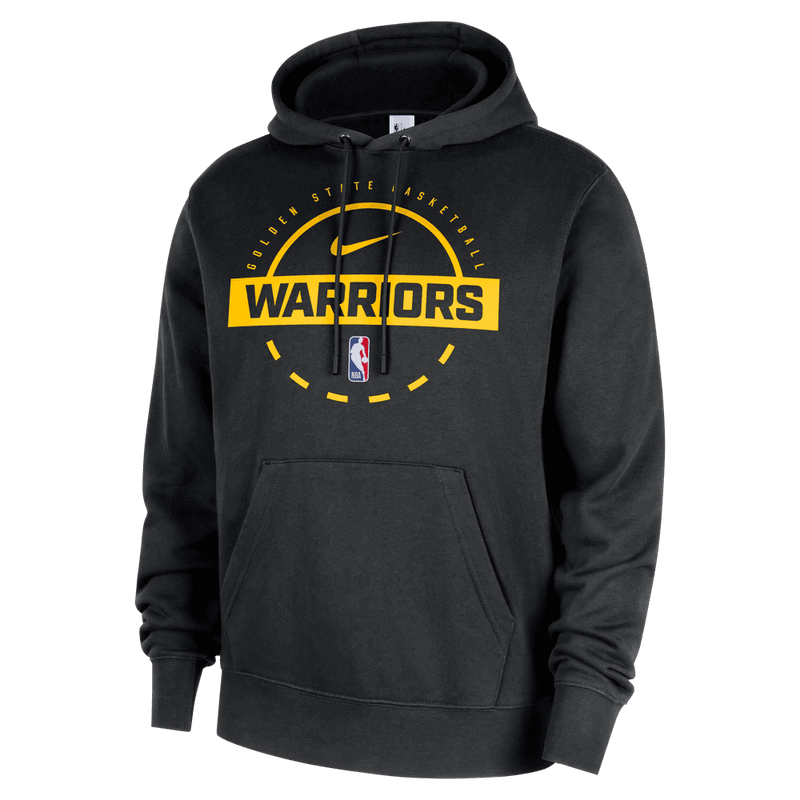 Golden State Warriors Club Men's Nike NBA Practice Pullover Hoodie 'Black'