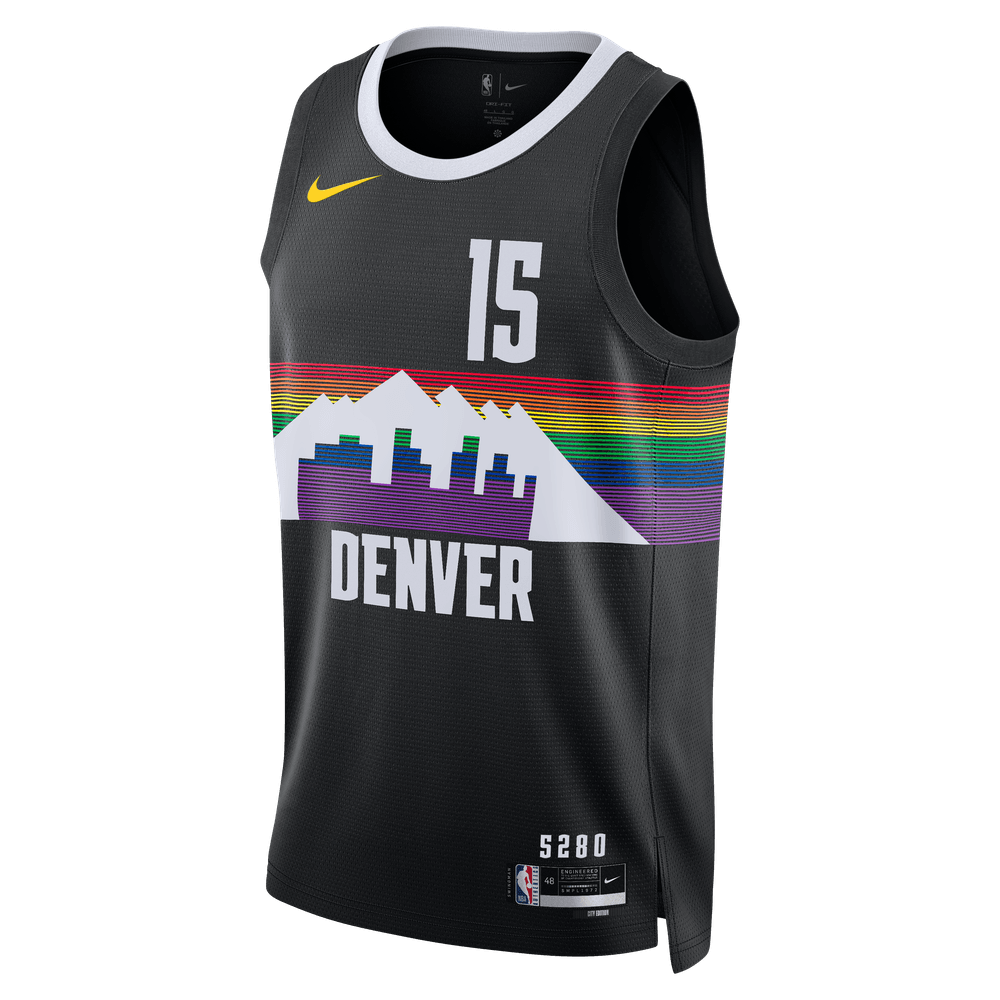 Nikola Jokić Denver Nuggets City Edition Men's Nike NBA Swingman Jersey 'Black'