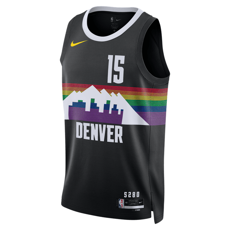 Nikola Jokić Denver Nuggets City Edition Men's Nike NBA Swingman Jersey 'Black'