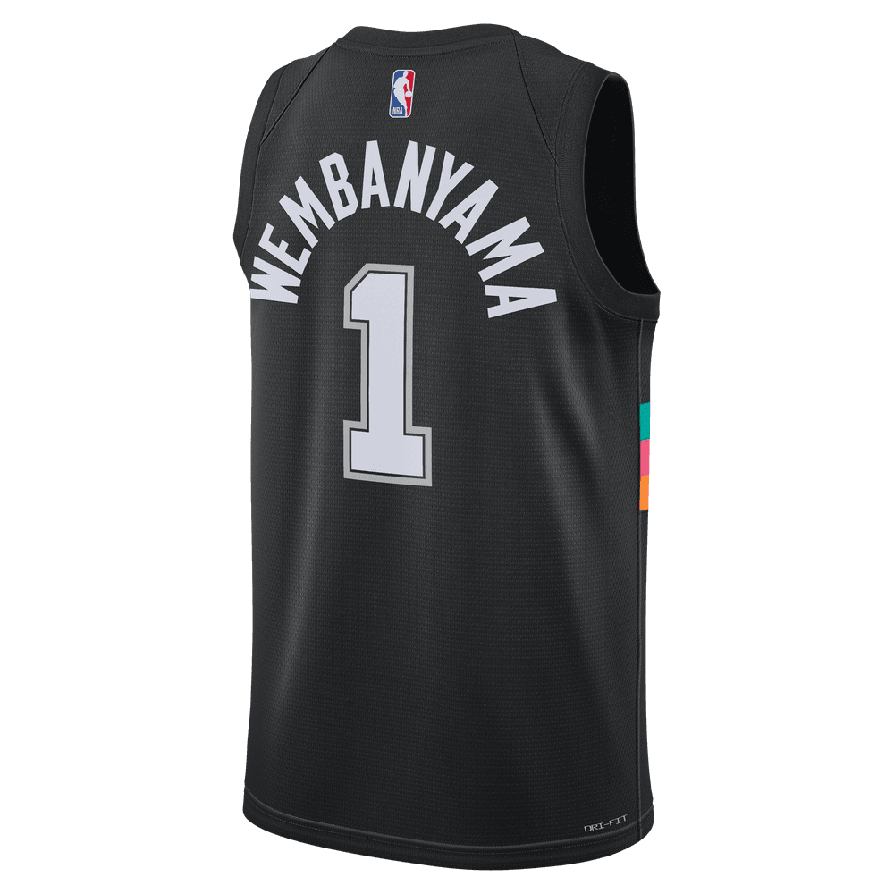 Victor Wembanyama San Antonio Spurs City Edition Men's Nike NBA Swingman Jersey 'Black'