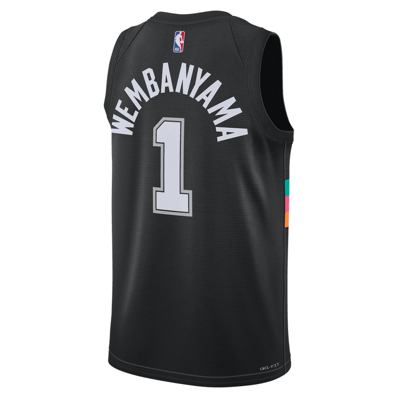 Victor Wembanyama San Antonio Spurs City Edition Men's Nike NBA Swingman Jersey 'Black'