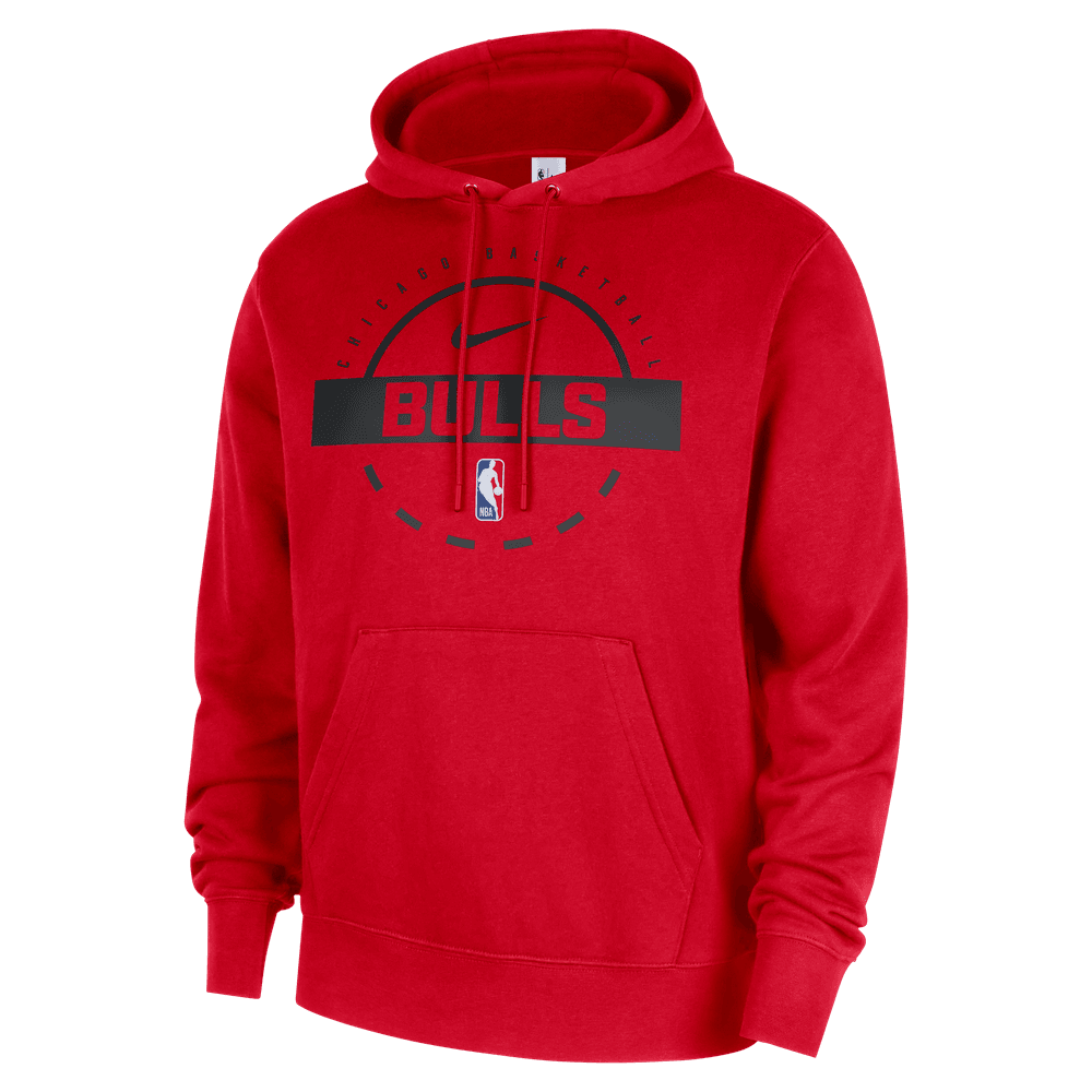Chicago Bulls Club Men's Nike NBA Practice Pullover Hoodie 'Red'