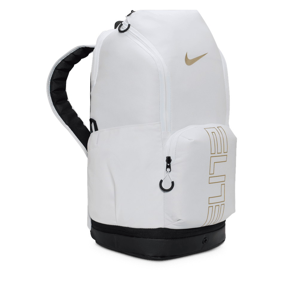 Nike Varsity Elite Backpack (32L) 'White/Black/Metallic Gold'