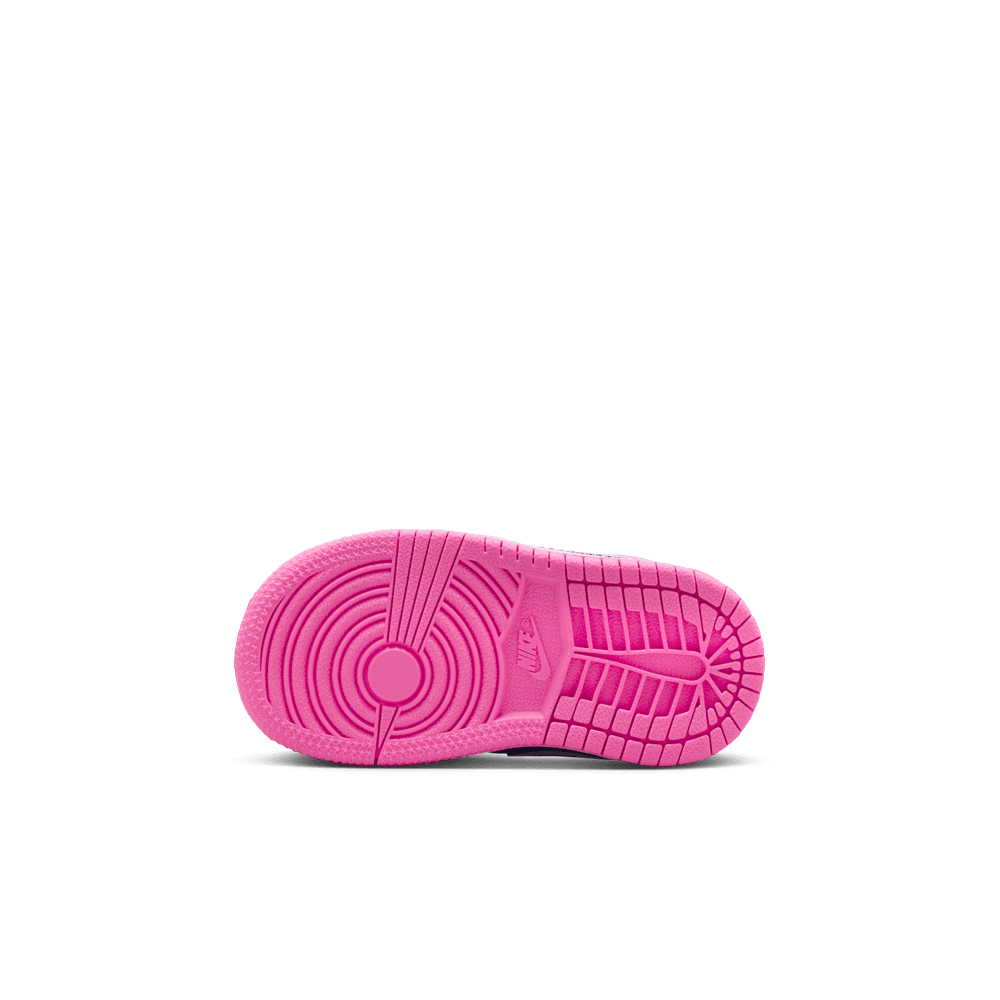 Jordan 1 Mid SE Baby/Toddler Shoes (TD) 'Cobalt Bliss/Pink/White'