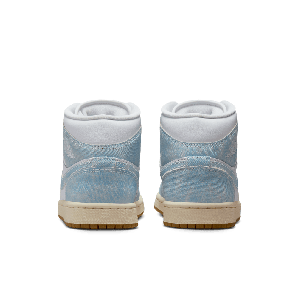 Air Jordan 1 Mid SE Women's Shoes 'White/Blue/Sail/Gum'